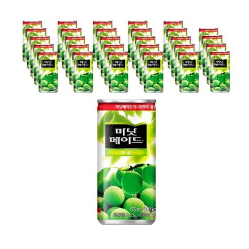 미닛메이드 시리즈 매실 175ml x 30캔