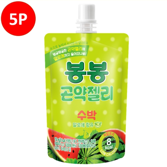 저칼로리 봉봉 곤약젤리 수박맛 150ml x 5p