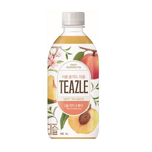 웅진 티즐(TEAZLE) 피치 우롱티 500ml 
