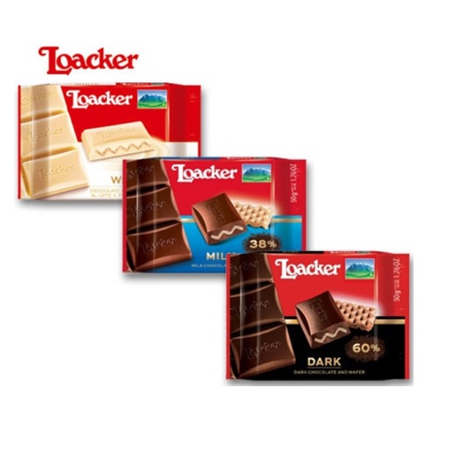 ★80%할인★♠Loacker 로아커 판초콜릿 밀크 50g x 12개입(세트