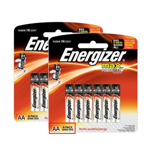 [에너자이저]맥스 건전지 AA 12개입
