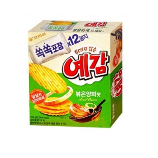 ★신제품★ 오리온 예감 볶은양파맛 204g(12봉입)