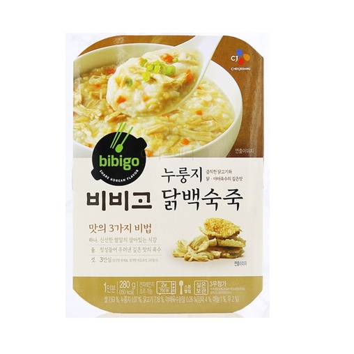 CJ 비비고 누룽지 닭백숙죽 267g