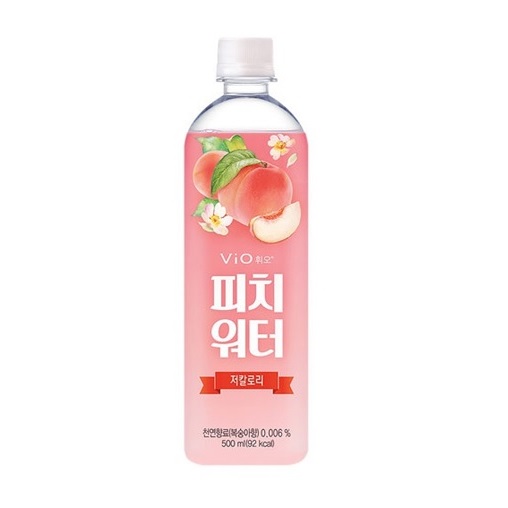 ★신제품★ 천영향료 휘오 피치워터 저칼로리 500ml
