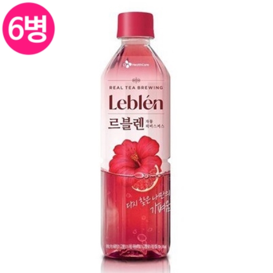 inno.N 이노엔 르블렌 자몽 히비스커스 500ml x 6개 