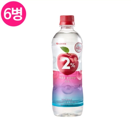 롯데칠성 2%부족할때 자두 500ml x 6PET