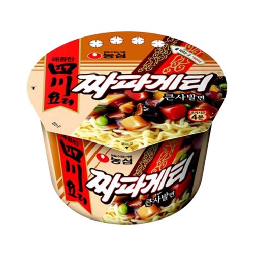 농심 사천요리 짜파게티 큰사발 컵라면 大 (낱개)