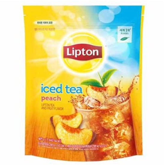 립톤 아이스티 복숭아맛 리필 405g