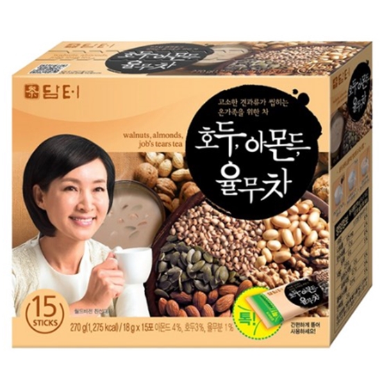 담터 호두아몬드율무차 15T 