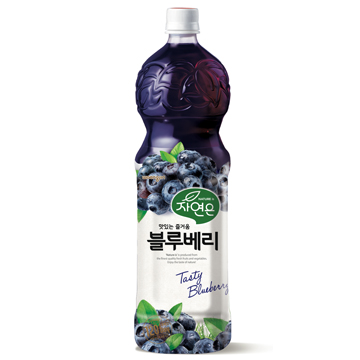 웅진 자연은 1.5L 페트 - 블루베리음료