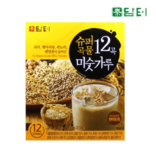 담터 슈퍼곡물 12곡 미숫가루 12T 