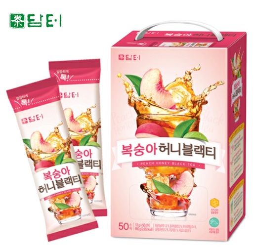 담터 복숭아 허니 블랙티 50T