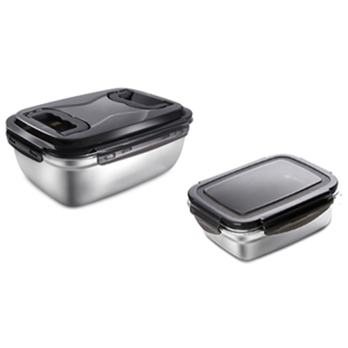 쿠키브라운 스테인레스 보관용기 2종