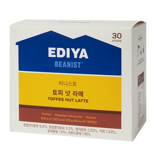 이디야 비니스트 토피넛라떼 30T