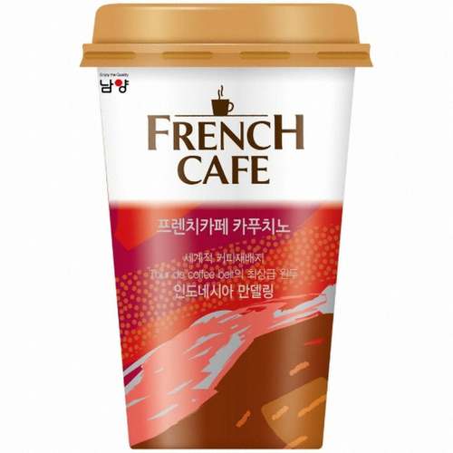 남양 프렌치카페 카푸치노 컵커피 200ml x 10컵