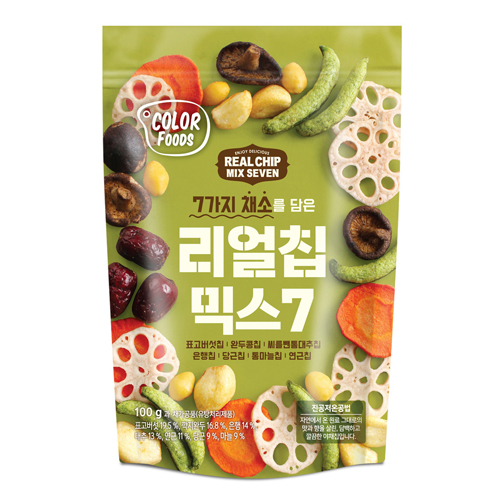 컬러푸드 리얼칩 믹스7 100g