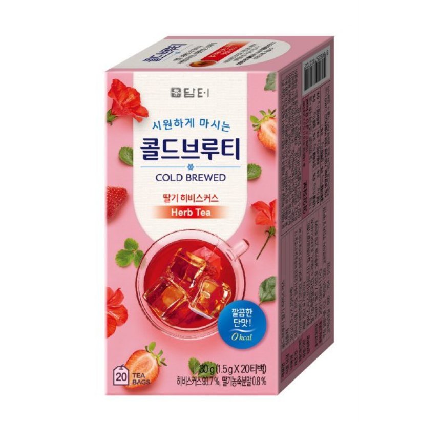 담터 콜드브루티 딸기 히비스커스 20T