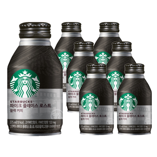 스타벅스 파이크 플레이스 블랙 275ml x 6캔