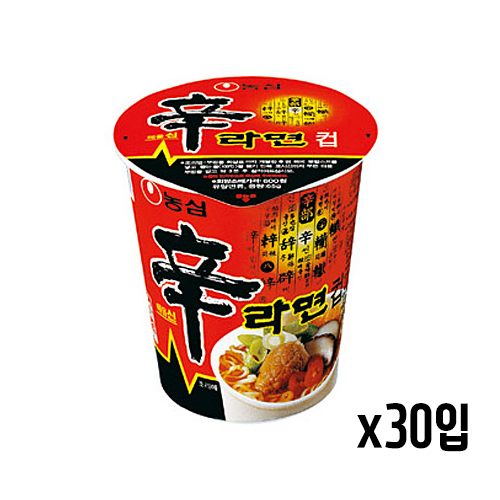 농심 신라면 컵라면 小 (BOX 30개) 