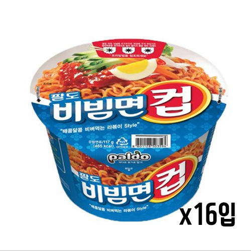 팔도 비빔면 컵라면 (BOX 16개) 