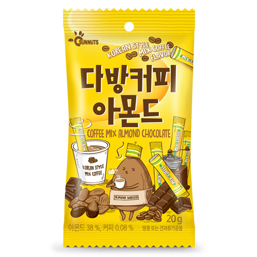 다방커피 아몬드 20g*8개입