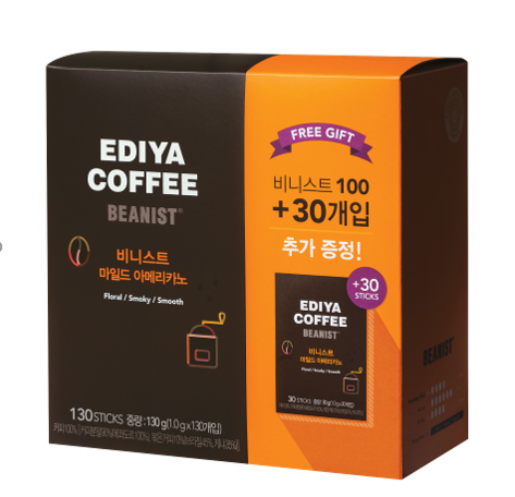 이디야 마일드 아메리카노 100T+30t