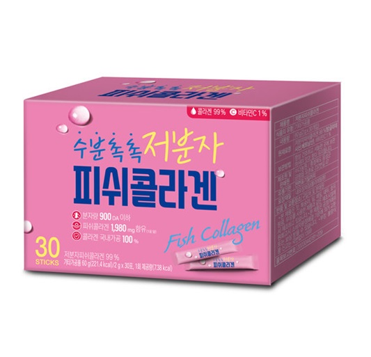 다농원 수분촉촉 저분자 피쉬콜라겐(비타민C함유) 30포(小)