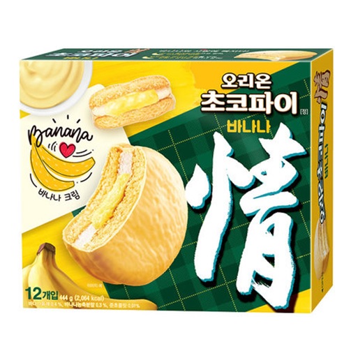 오리온 초코파이 바나나 12개입