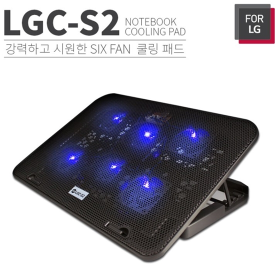 For LG LGC-S2 노트북 받침대 쿨링 패드 [블랙]