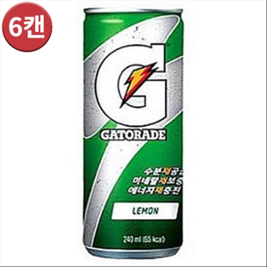롯데칠성 게토레이 240ml x 6캔