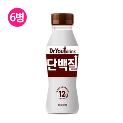 오리온 닥터유 단백질 드링크 초코맛 240ml x 6개입