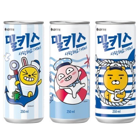 롯데칠성 밀키스 250ml x 6캔