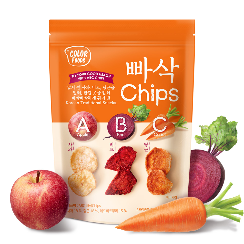 컬러푸드 ABC 빠삭 칩스 100g