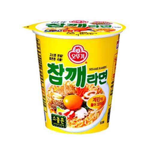 오뚜기 참깨라면 컵라면 小 (낱개)