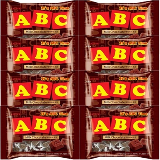 [박스] 롯데 ABC초콜렛 187g x 8개입