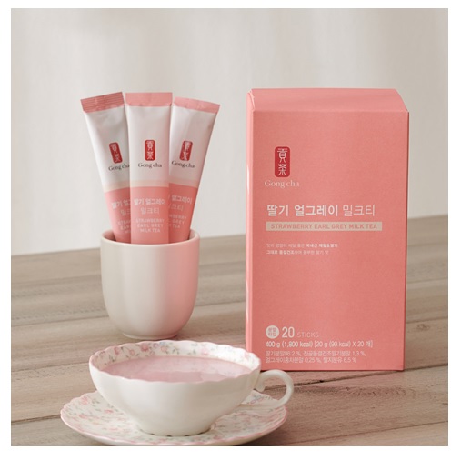 공차 딸기 얼그레이 밀크티 20T 