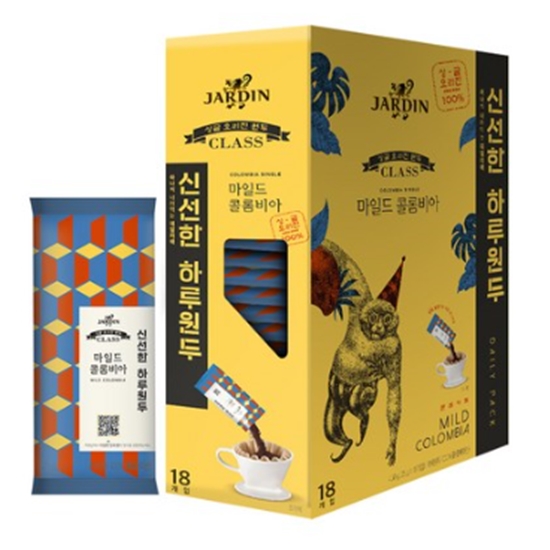 쟈뎅 클래스 신선한하루원두 마일드콜롬비아 450g(분쇄원두)