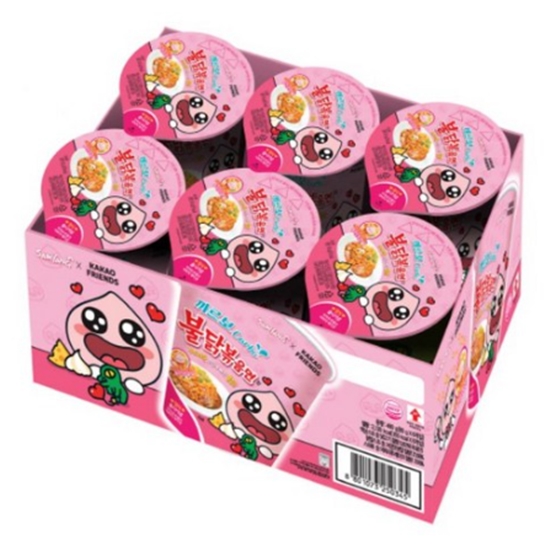 삼양 까르보 불닭볶음면 컵라면 小 80g*6입 (소용량)