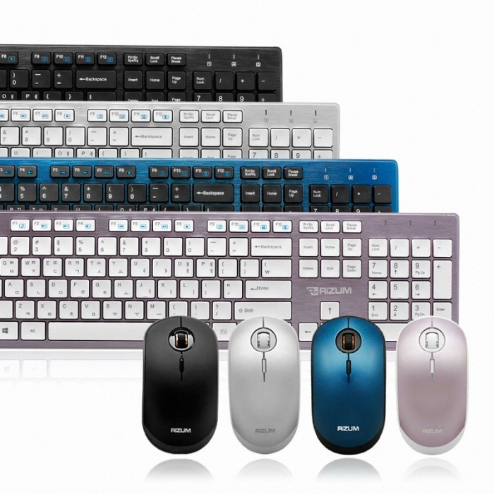RIZUM M10 무선 키보드 무소음 마우스 세트
