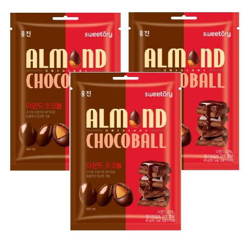 웅진 스위토리 아몬드초코볼 3묶음