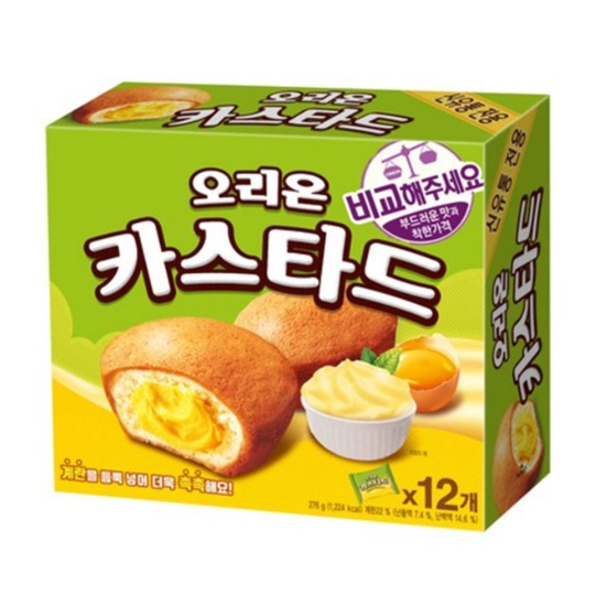 오리온 카스타드 276g