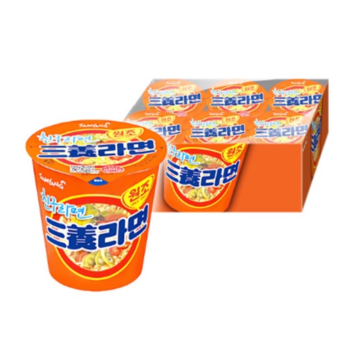 삼양 컵라면 小 65g * 6입 (소용량)  
