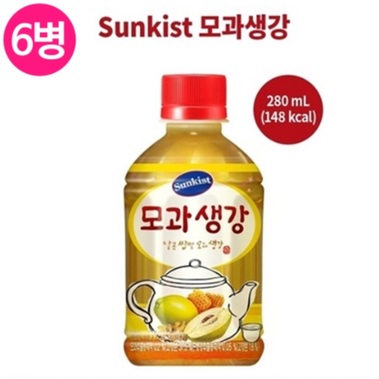썬키스트 모과생강 280ml x 6페트