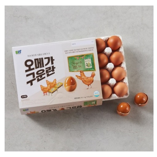 오메가 구운계란 20구(무항생제 1+등급)