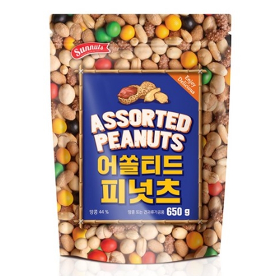 Sunnuts 어쏠티드 피넛츠 650g