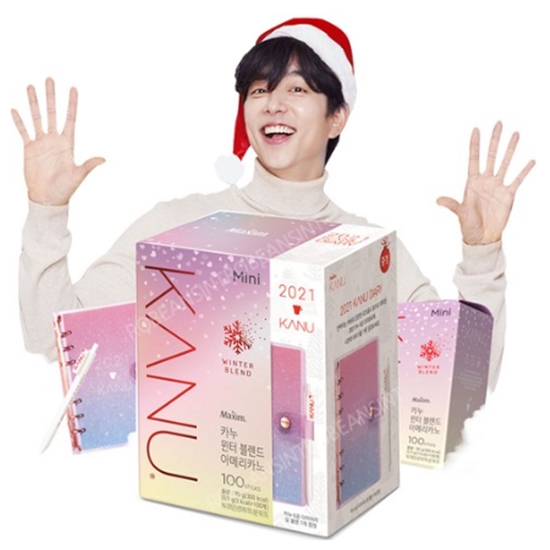 카누 미니 아메리카노 윈터블렌드 100T + 6공 다이어리,볼펜세트