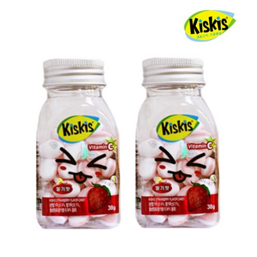 kis kis 키스키스 딸기향 캔디 x 2통