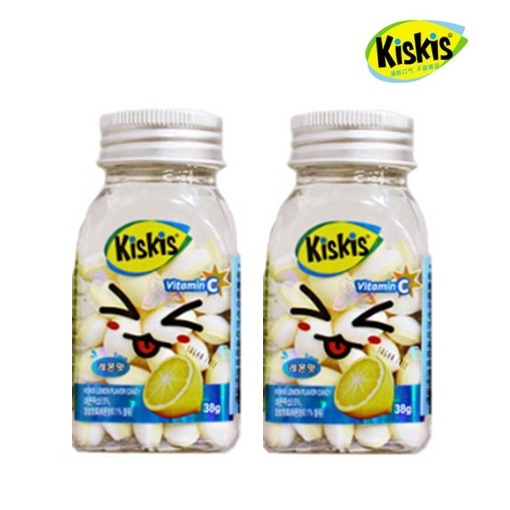 kis kis 키스키스 레몬향 캔디 x 2통  