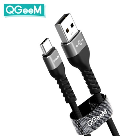 QGeeM 큐짐 USB A TO C 데이터 충전 케이블 1M