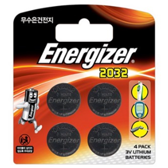 에너자이저 CR 2032 리튬코인 건전지 4개입